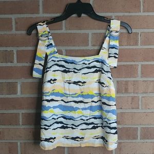 kensie | lined horizon knit blouse